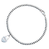 ティファニー リターン トゥ ティファニー ハートタグ ブレスレット ボールチェーン SV925 シルバー レディース TIFFANY&Co. 【中古】